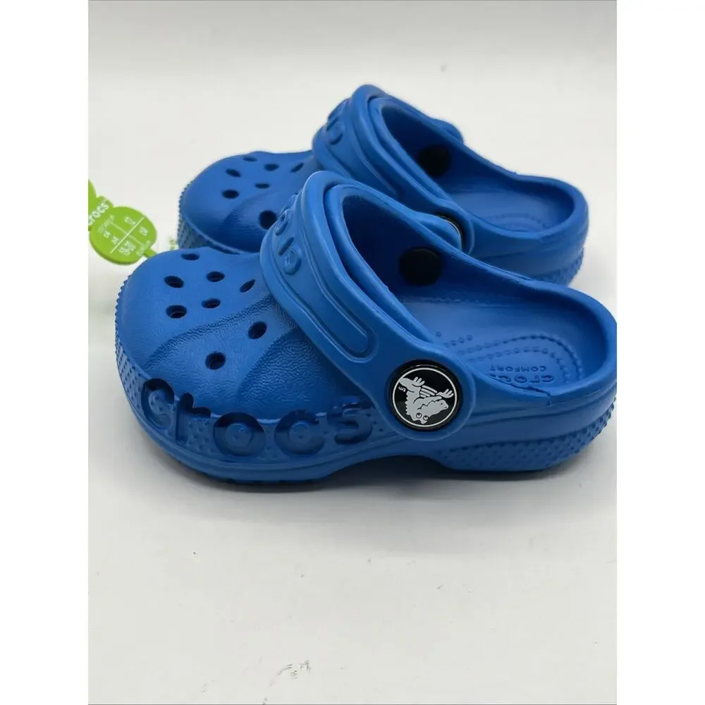 Crocs Unisex Toddler Baby Child Baya Clogs Blue Size US 4C NWT